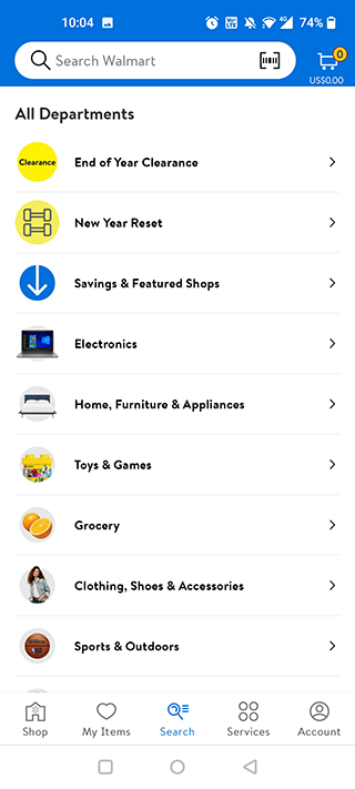 沃尔玛超市网上购物app中文版