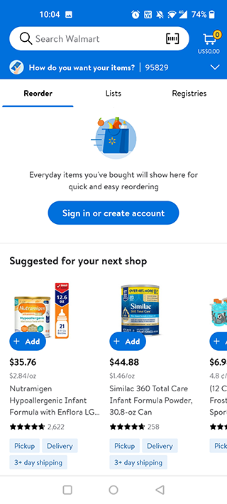 沃尔玛超市网上购物app